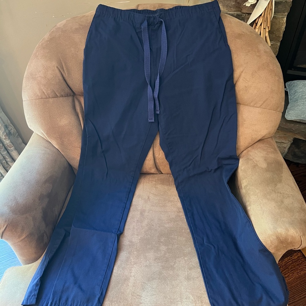 3 Women's Navy Blue Scrub Pants